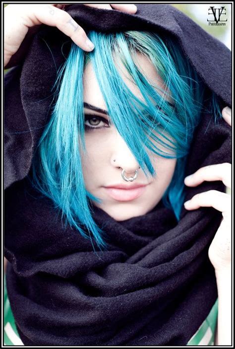 Gothic Blue Hair