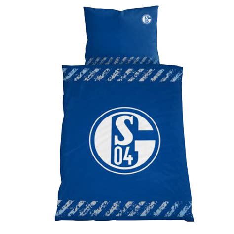 Bitte beachte den pflegehinweis, damit du möglichst lange freude an ihr hast. FC Schalke 04 Bettwäsche 135 x 200 cm (Decke) und 80 x 80 ...