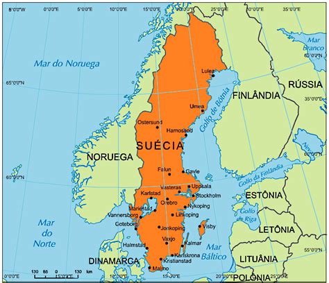 Mapa De Suecia Datos Interesantes E Información Sobre El País