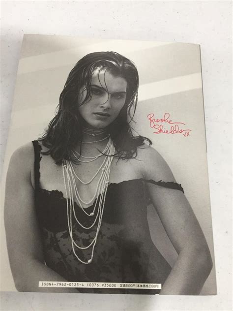 Brooke Shields Hard Cover Pictorial Book Secret By Liu Miseki 1993