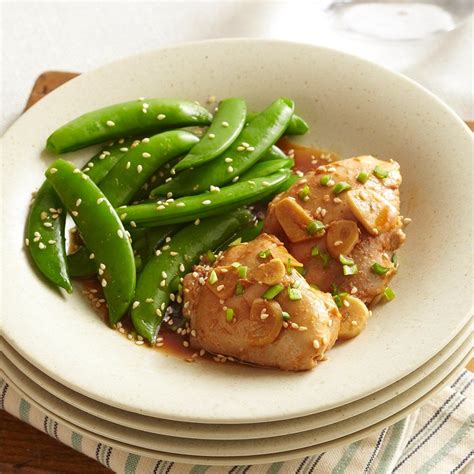Chicken thighs are inexpensive, succulent, and extra tender—and they make the perfect addition to any dinner plate. Asian-Garlic Chicken Thighs | Recipe | Garlic chicken ...