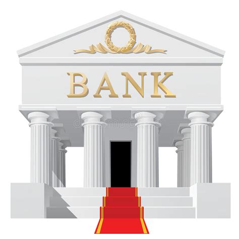 Illustration Of The Bank Building In Flat Style Vector Free Download