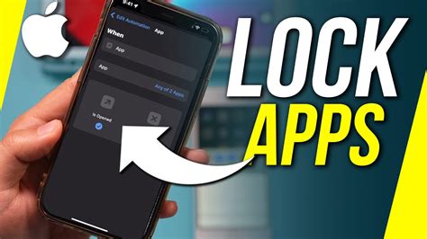 How To Lock Apps On Iphone With Face Id Or Passcode Youtube