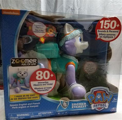Paw Patrol Zoomer Everest Interactive Pup With 150 Sounds And Phrases