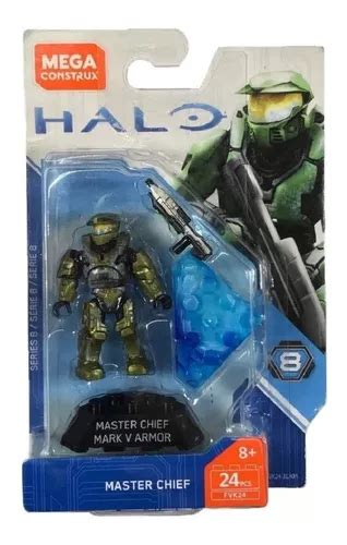 Halo Master Chief Mark V Armor Serie 8 Mega Construx Envío Gratis