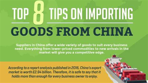 Our email database gives you access to all relevant marketing information to reach out to your target audience via telephone, email and mail. Infographic: 8 Tips On Importing Goods From China - Sampi.co