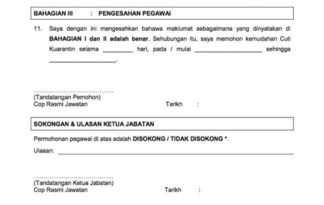 0 ratings0% found this document useful (0 votes). Cara Mohon Cuti Kuarantin Tanpa Rekod 5 Hari Khas Untuk ...