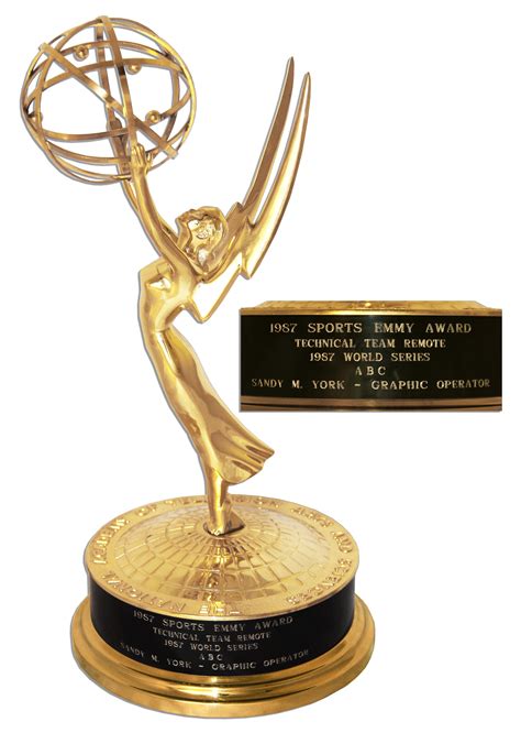 Lot Detail - Scarce World Series Emmy Award -- Sports Emmy 