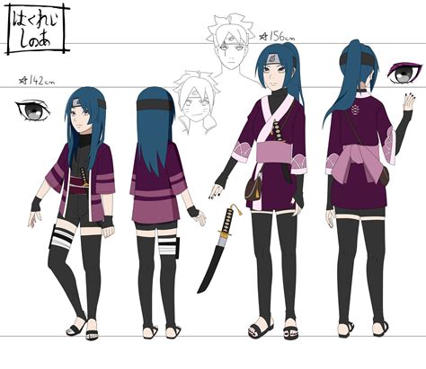 Boruto Oc Shinoa Hakurei Settei By Junoori On Deviantart In Anime Ninja Naruto Girls