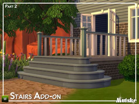 Sims 4 Custom Content Stairs Bdafone
