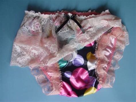 dbl silky satin frilly sissy panties choice of colors ebay