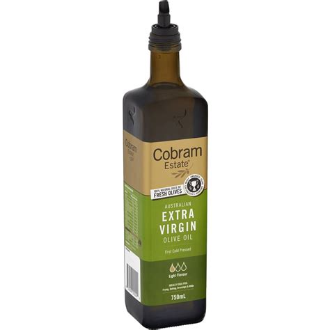The oil may have had too much free acidity or have flavor defects. Cobram Estate Extra Virgin Light Olive Oil 750ml | Woolworths
