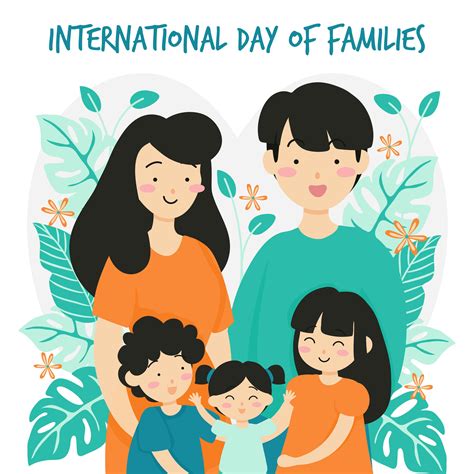 Hand drawn International Family Day / International day of ...