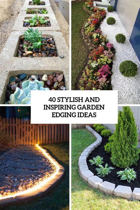 Diy wood landscape edging has a classic look and is easy to install. 40 Stylish And Inspiring Garden Edging Ideas - DigsDigs