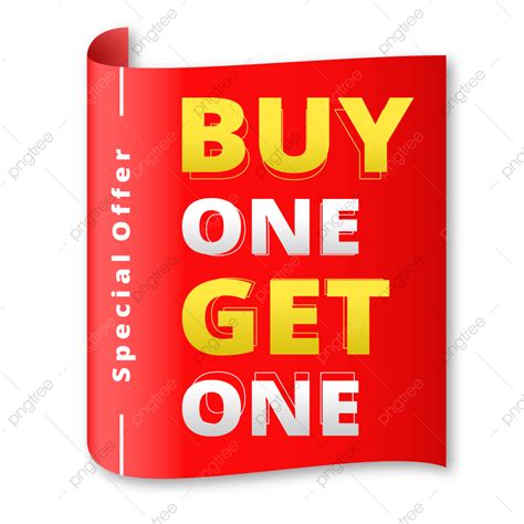Buy One Get Discount Promotion Symbol Buy One Get One Sale Discount