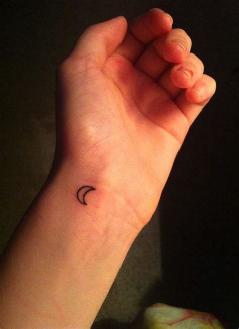 Moon Tattoo On Wrist Designs Ideas And Meaning Tattoos For You