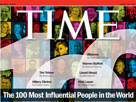 Time Magazine Lists Its 100 Most Influential People In The World Cbs News