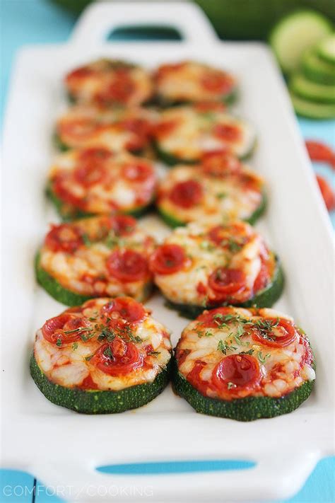 Zucchini Pizza Bites The Comfort Of Cooking