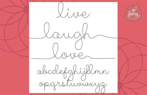 12 Single Line Sketch Fonts For Cricut And Silhouette That We Cant Live