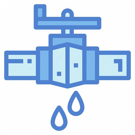 Industrial Pipe Valve Water Icon Download On Iconfinder