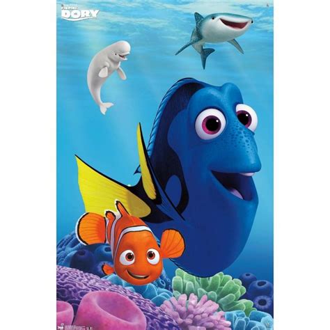 Finding Nemo And Dory From The Disney Pixars Movie Which Is Currently