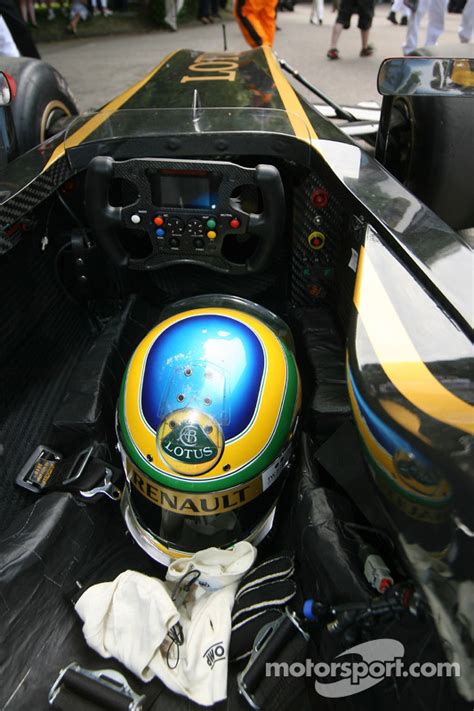 Bruno Sennas Crash Helmet At Goodwood Festival Of Speed