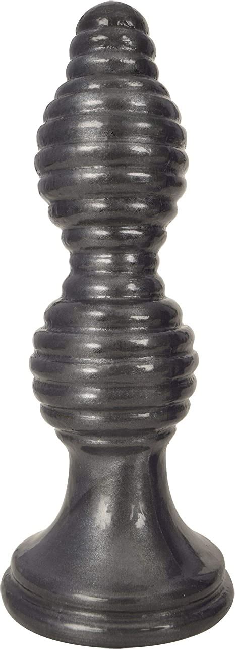 Curve Novelties The Queen Ribbed Anal Plug Black Amazonca Health
