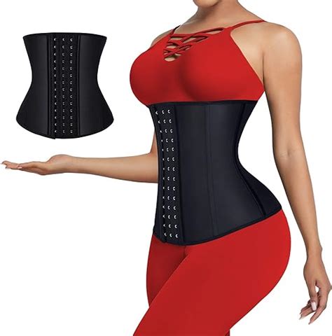 buy lover beauty women s latex underbust corset waist training cincher 9 steel boned at