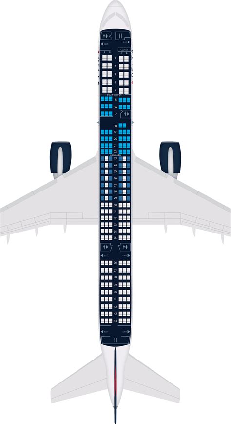 Boeing 757 200 Seat Map
