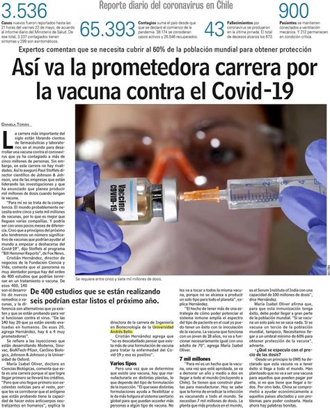 Las Últimas Noticias Así Va La Carrera Por La Vacuna Contro El Covid 19