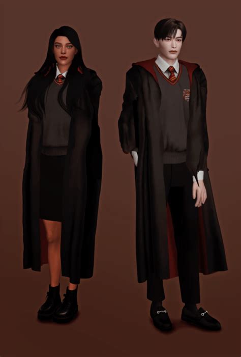 Best Hogwarts Uniform Custom Content For The Sims 4 — Snootysims