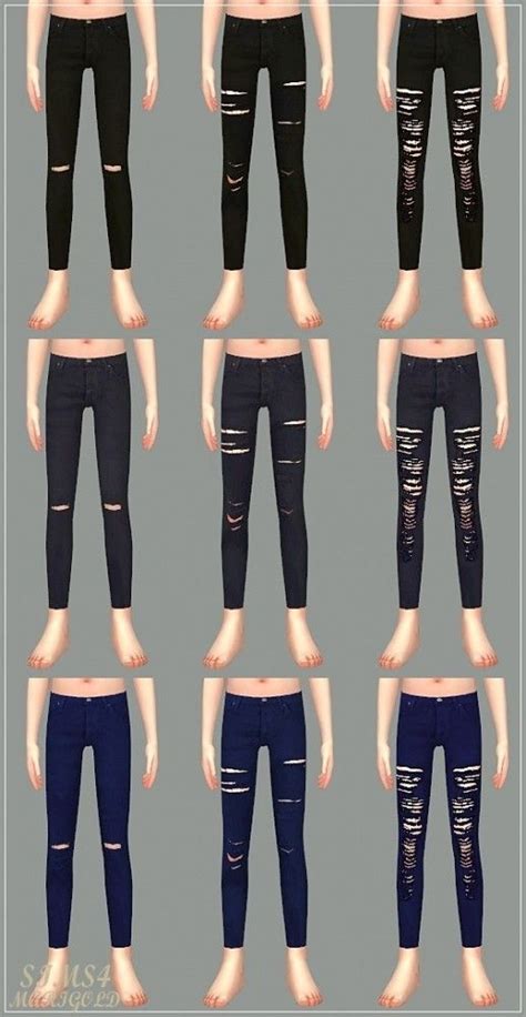 Cool Sims 4 Child Ripped Jeans Ideas Melumibeautycloud