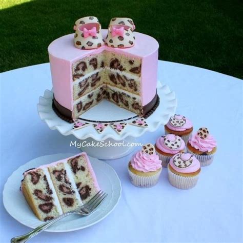 Leopard print decorations for baby shower : Leopard print baby shower cake | baby shower ideas | Pinterest