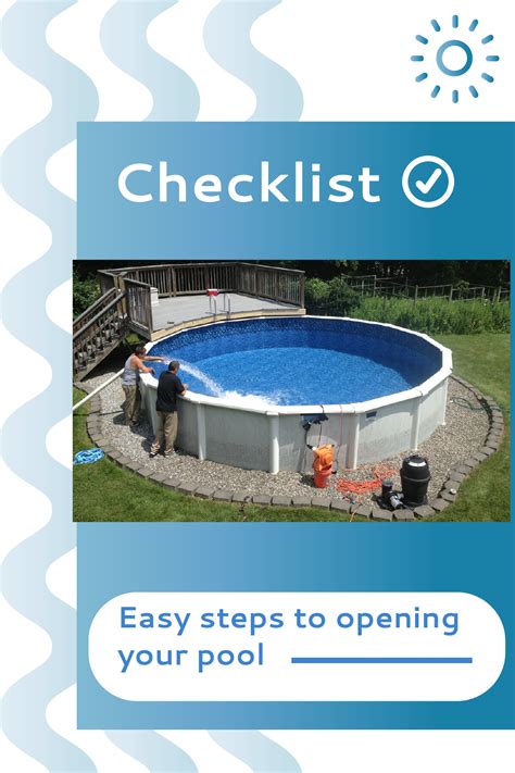 Pool Opening Checklist Dream Backyard Pool Pool Pool Steps