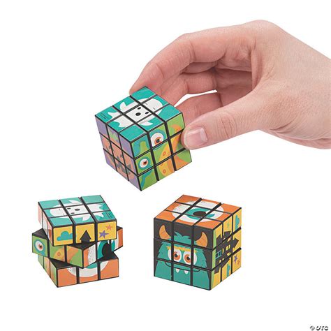 Monster Mini Puzzle Cubes 12 Pc