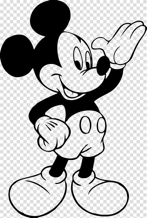 Mickey Mouse Black And White Download Free Clip Art With A