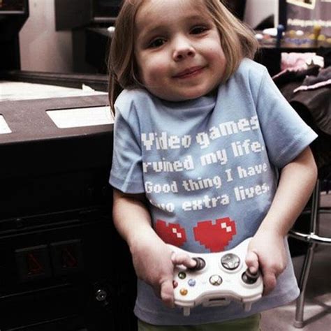Little Girl Gamer Gamer Girl Cute Kids Hipster Babies