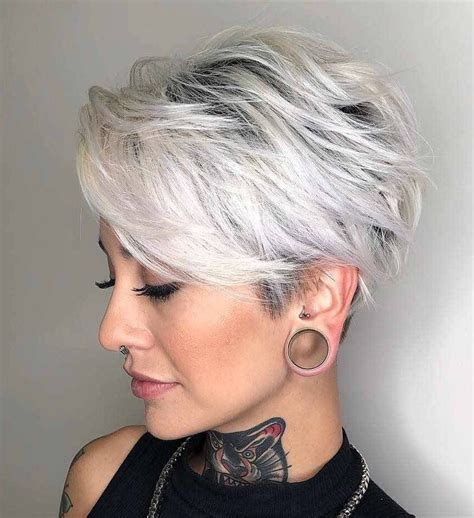 22 Short Funky Grey Hairstyles Hairstyle Catalog