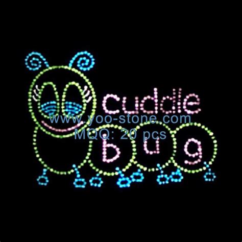 Cuddle Bug Rhinestone Transfer For Children | Rhinestone transfers, Rhinestone projects, Kids ...