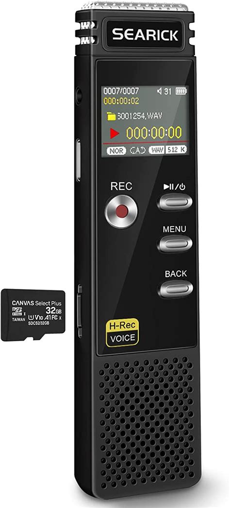 Voice Recorder Searick 48gb 3343 Hours Portable Voice