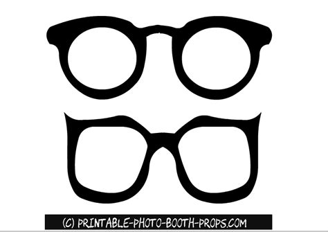 Booth Props Printables Glasses