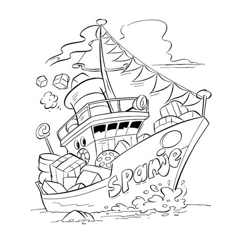 De kinderen tekenen dit in de sleutelgat vorm. Kleurplaat sinterklaas 30 kopen | Zippytoys