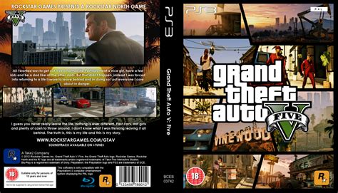 Capa Do Jogo Grand Theft Auto V Gta 5 Ps3 Capas De Dvds Capas De