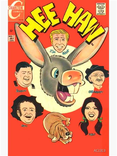 Hee Haw Comic Framed Art Print For Sale By Ac1313 Redbubble