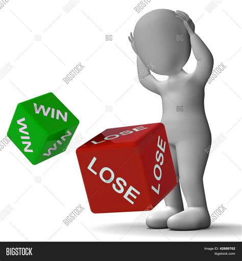 Win Lose Dice Showing Image And Photo Free Trial Bigstock