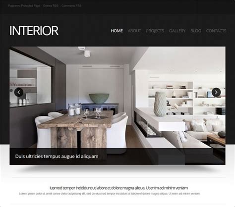 But while it can be a fantastic resource, the web can also be a labyrinth. Interior Design Website Templates Will Spice Up Your Life