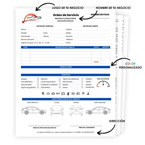 Total Imagen Modelo De Orden De Servicio En Word Abzlocal Mx