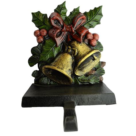 Lulu Decor Cast Iron Christmas Stocking Holder Strong And Durable