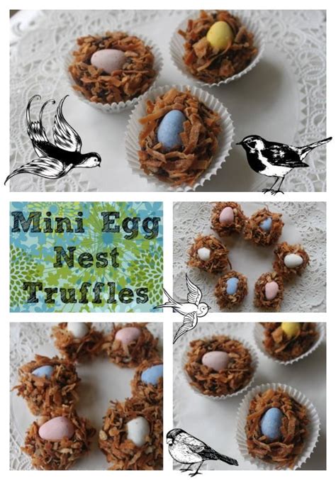 Mini Egg Nest Truffles Lifes Little Sweets Recipe Candy Recipes