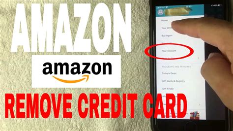 How do i remove my debit card details from amazon? How To Remove Credit Card From Amazon 🔴 - YouTube